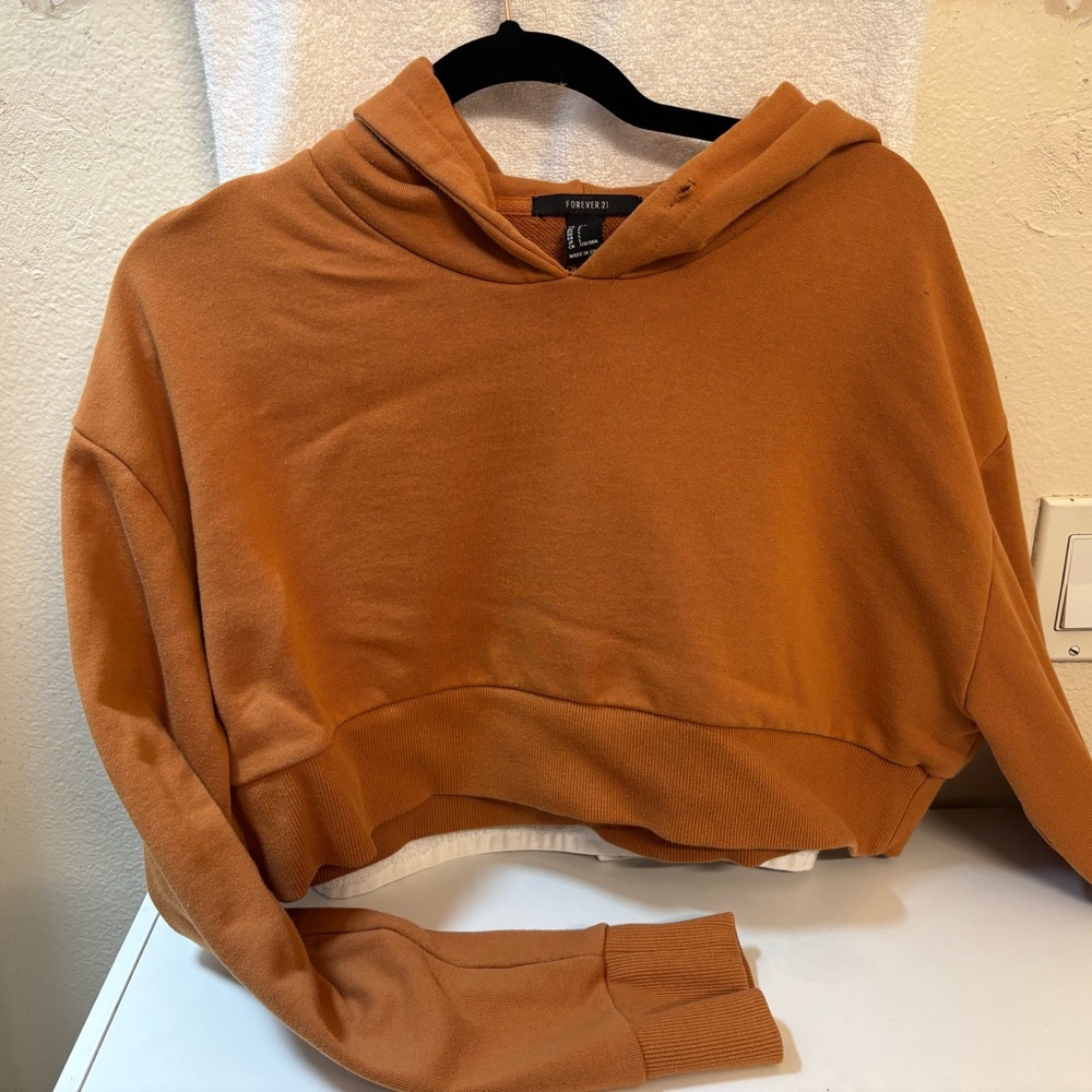 Forever 21 Burnt Orange Hoodie